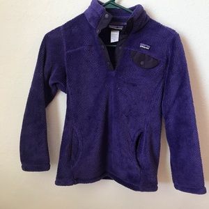 purple patagonia pullover